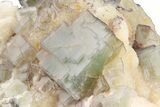 Purple Edge Fluorite Crystal Cluster - Qinglong Mine, China #205292-3